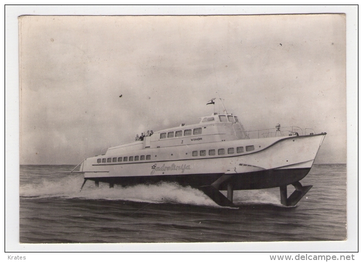 Postcard - Ship "Vihor"    (V 19453) - Segelboote