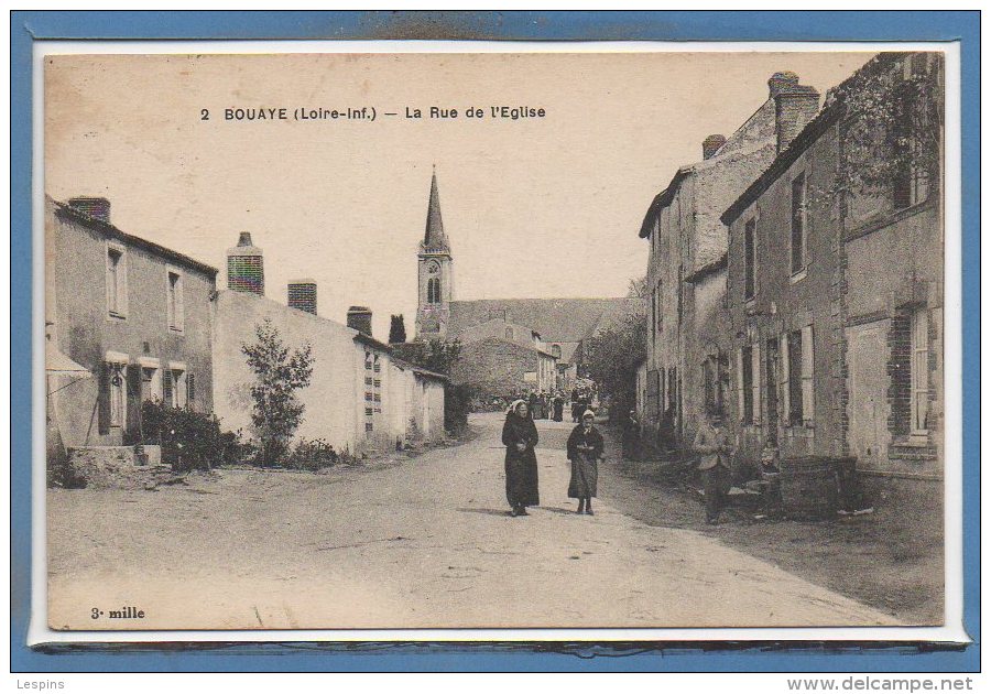 44 - BOUAYE -- La Rue De L'Eglise - Bouaye