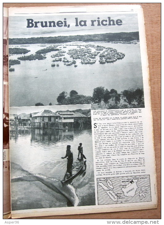 Magazine Avec Article " Brunei" 1954 - Collections