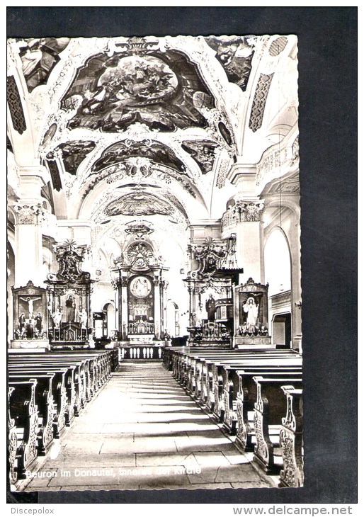 F878 Beuron Im Donautal, Inneres Der Kirche - Used 1961 - Franckh Verlag - Church, Eglise - Sigmaringen