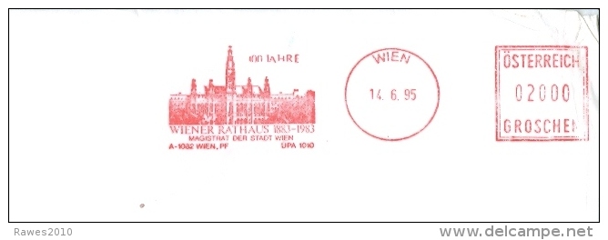 Österreich Wien AFS 1995 100 Jahre Wiener  INTA Europa-Sterne - Máquinas Franqueo (EMA)