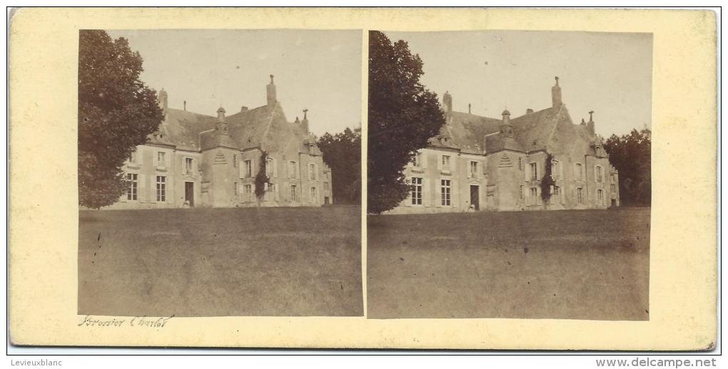 BROSSIER-CHARLOT/Chateau De La Barre Prés St Calais / Eure Et Loir/ Vers 1872-1874   STE37 - Photos Stéréoscopiques