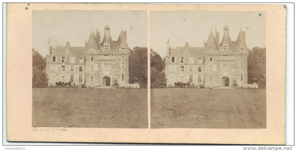 BROSSIER-CHARLOT/Chateau De St Agile Prés Mondoubleau/ Loir Et Cher/ Vers 1872-1874   STE38 - Photos Stéréoscopiques