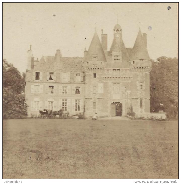 BROSSIER-CHARLOT/Chateau De St Agile Prés Mondoubleau/ Loir Et Cher/ Vers 1872-1874   STE38 - Photos Stéréoscopiques