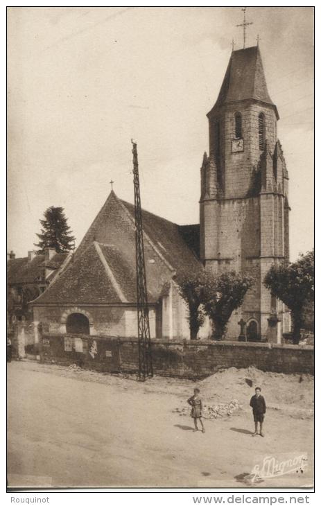 CPA - MAUVES SUR HUISNE - L'EGLISE - PHOTO EDIT. E. MIGNON - Other & Unclassified