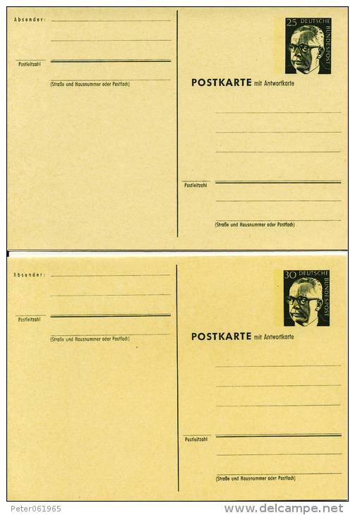 7 Briefkaarten (met Antwoordkaart) Duitsland / Postkarten (mit Antwortkarte) BRD - Cartes Postales - Neuves