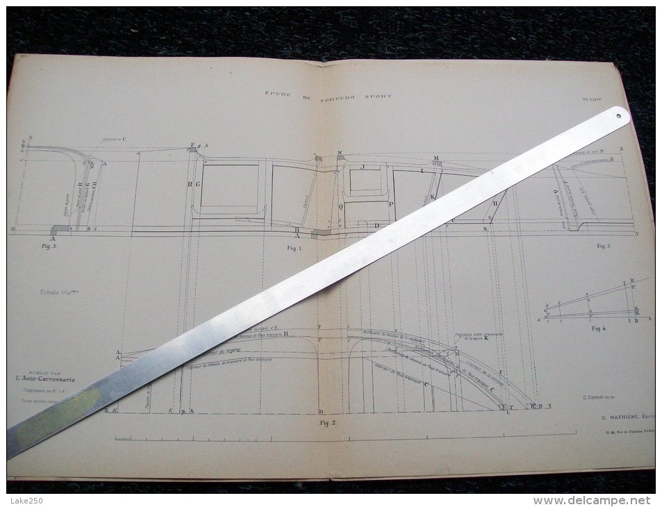 DISEGNO TECNICO EPURE DE TORPEDO SPORT - Other Plans