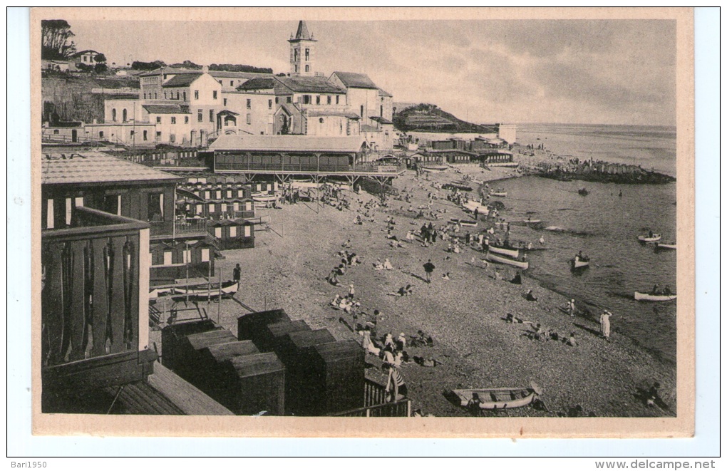 (Rara)  Cartolina  D´epoca   (formato  Piccolo)     "  Genova - Lido D'albaro   " - Genova (Genoa)