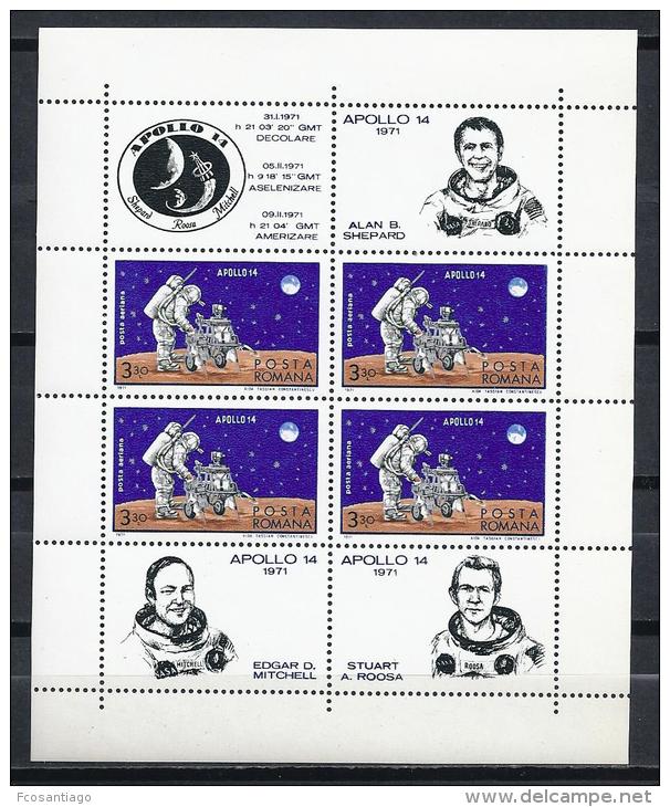 ESPACIO - RUMANÍA 1971 - Yvert #H83 - MNH ** - Europa