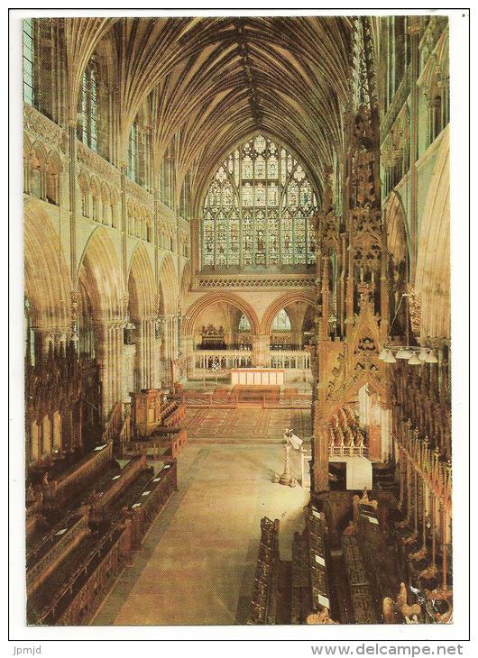 UK - EXETER CATHEDRAL - QUIRE LOOKING EAST -  Walter Scott C.G.152 - Exeter