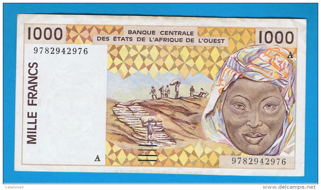 WEST AFRICAN STATES  -  1000 Francs  P-111A - West-Afrikaanse Staten