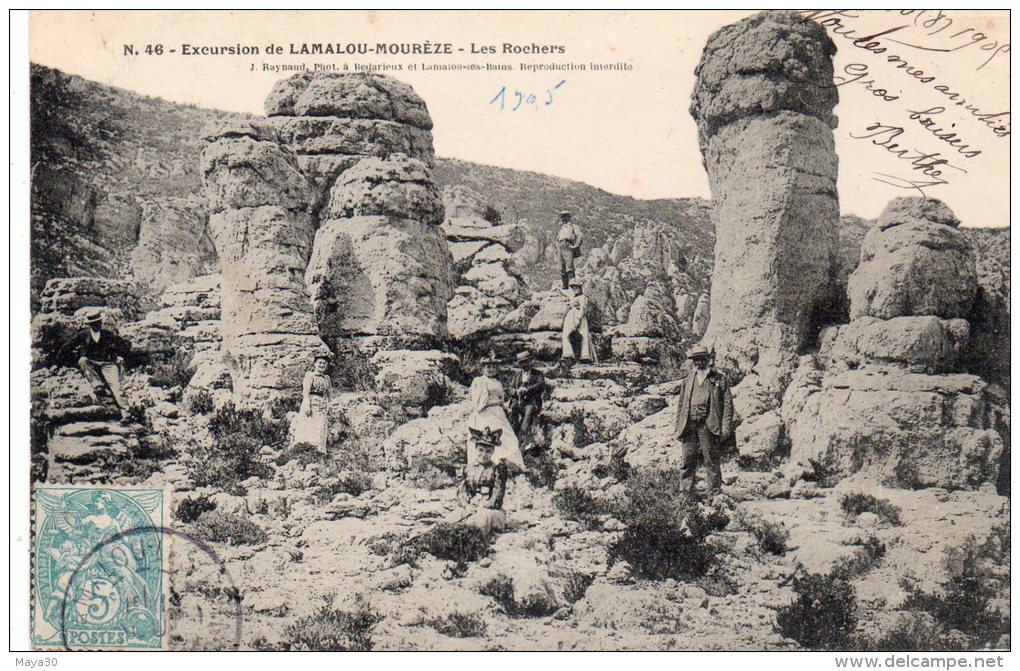 Excursion De Lamalou-Mouréze, Les Rochers - Lamalou Les Bains