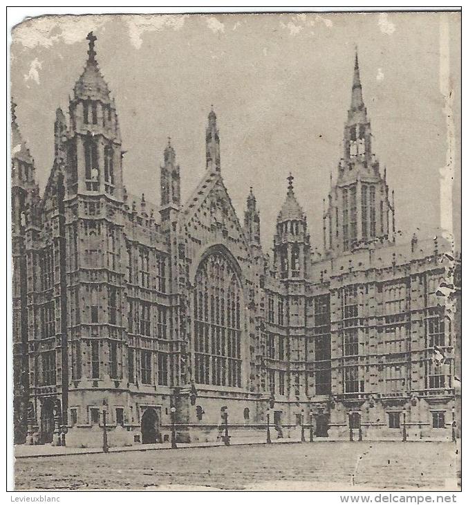 Carte Postale / Vue Stéréoscopique Julien DAMOY/Londres /Le Parlement/SérieN°2/Vers 1910   STE61 - Photos Stéréoscopiques