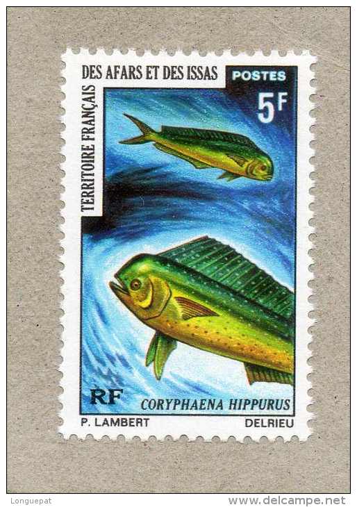 Afars Et Issas (Territoire Des) : Poisson : Coryphaena Hippurus (Coryphène) Ou  Dorade Coryphène Ou Mahi-mahi - Neufs