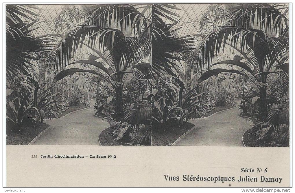 Carte Postale / Vue Stéréoscopique Julien DAMOY/Jardin D´acclimatation/voiture à Autruche/SérieN°6/Vers 1910   STE64 - Stereo-Photographie