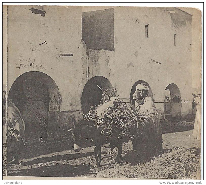 Carte Postale / Vue Stéréoscopique Julien DAMOY/Biskra/Une Rue/SérieN°9/Vers 1910   STE70 - Photos Stéréoscopiques