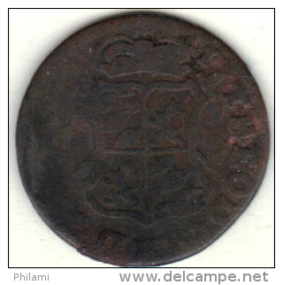 BELGIQUE LIEGE KM 155, 1 Liard 1750.  (3SP43) - Other & Unclassified