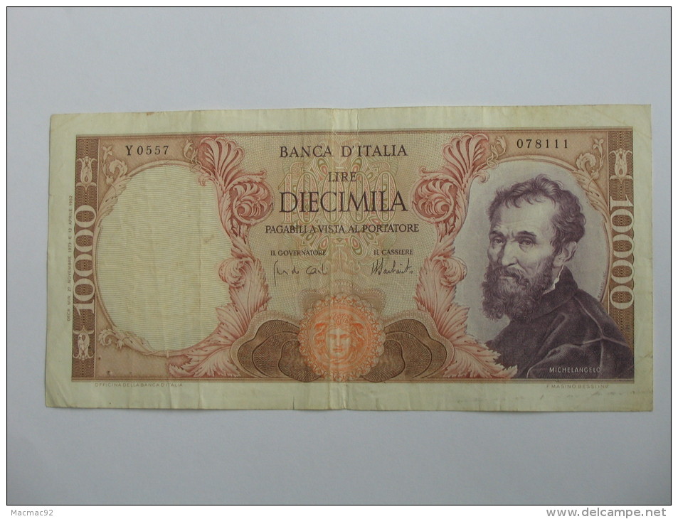 10000 LIRE - Diecimila - ITALIE  - Banca D´Italia - Novembre 1973. - 10000 Lire