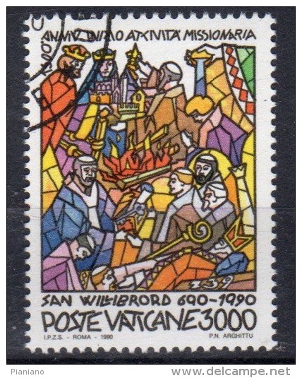 PIA . VAT - 1989 : 1300°  Dell' Attività Missionaria Di S. Willibrord  - (SAS 879-81) - Used Stamps