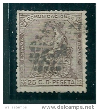 Spain 1873 Edifil 135 SG 211 Used - Used Stamps