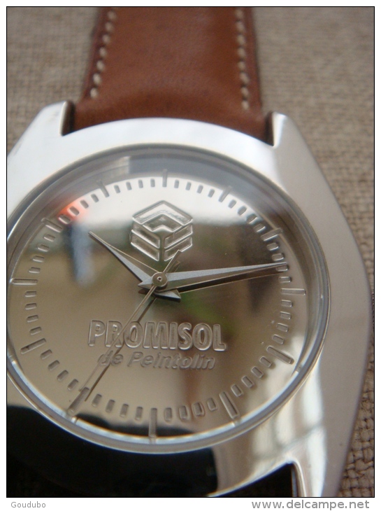 Montre Publicitaire Promisol De Peintolin, Avec Bracelet. Voir Photos. - Montres Publicitaires