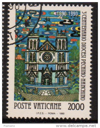 PIA . VAT - 1990 : 300°  Della Creazione Della Diocesi Pechino-Nanchino - (SAS 886-89) - Used Stamps