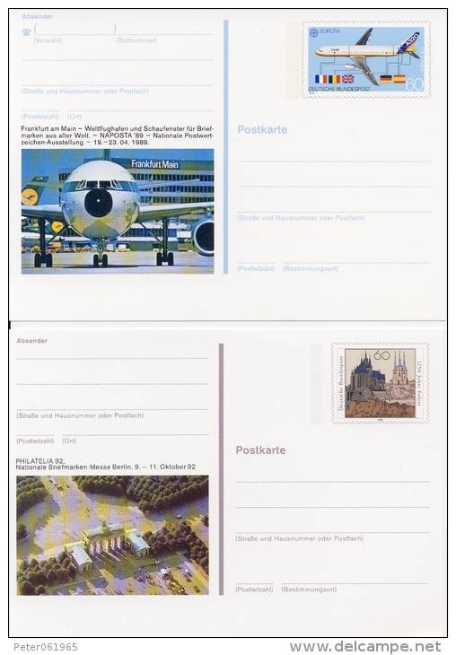 4 Briefkaarten Duitsland / Postkarten Deutschland (1989-1994) - Postales Ilustrados - Nuevos
