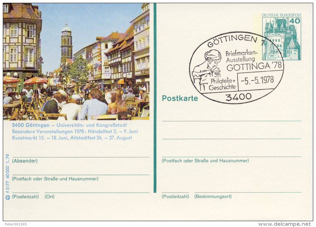 Briefkaart Duitsland / Postkarte BRD - 1978 - Postales Ilustrados - Nuevos