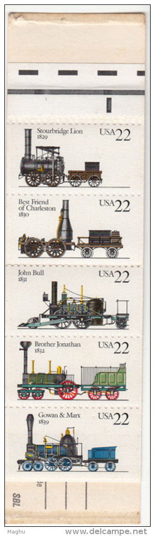 Booklet, United States, $5.00 Classic Cars, Car, (One Stamp Stuck On Wrapper), As Scan - 3. 1981-...