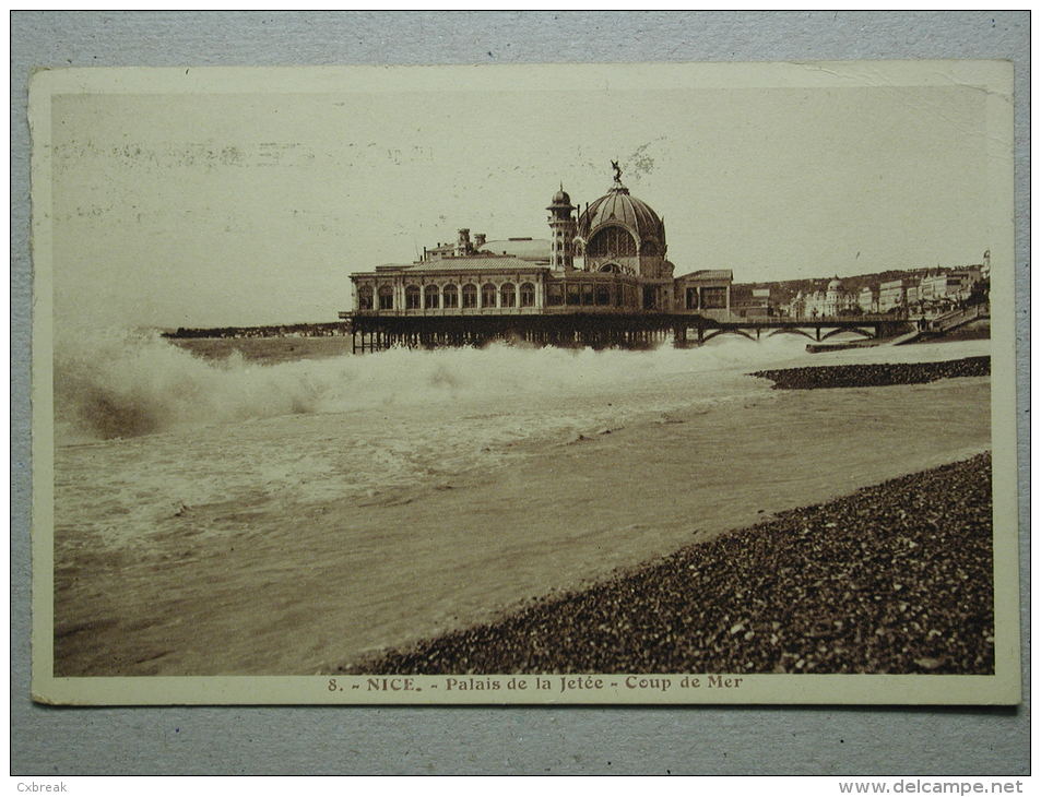 Nice, Palais De La Jetée - Coup De Mer - Monumenten, Gebouwen