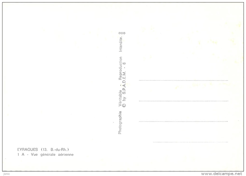 EYRAGUES - Vue Générale Aérienne - Autres & Non Classés