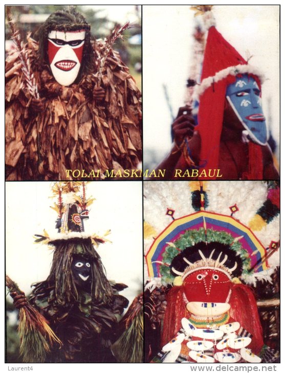(145) Papua New Guinea Warrior Mask - Papua Nuova Guinea