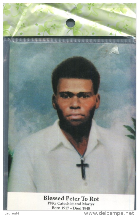 (145) Papua New Guinea Blessed Peter To Rot, Papua New Guinea 1st Saint - Papua-Neuguinea