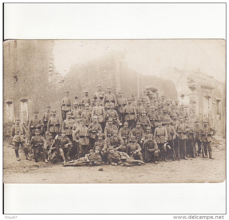 Carte Postale Photo Militaire Allemand BÜSR (Polen-Polska-Poland-Preussen) Feldpost-Croix-Rouge -Stempel-Regiment 25 - Polen