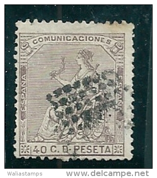 Spain 1873 Edifil 136 SG 212 Used - Oblitérés