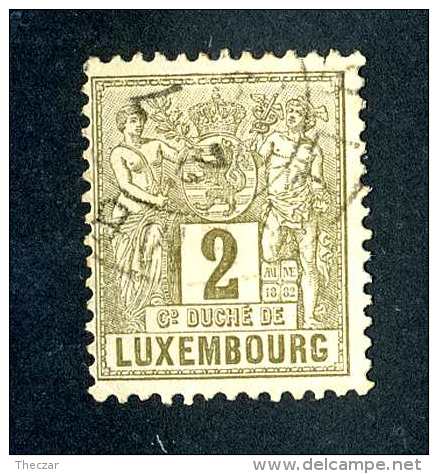 4336x)  Luxembourg 1882 - Sc # 49   ~ Used - Gebruikt