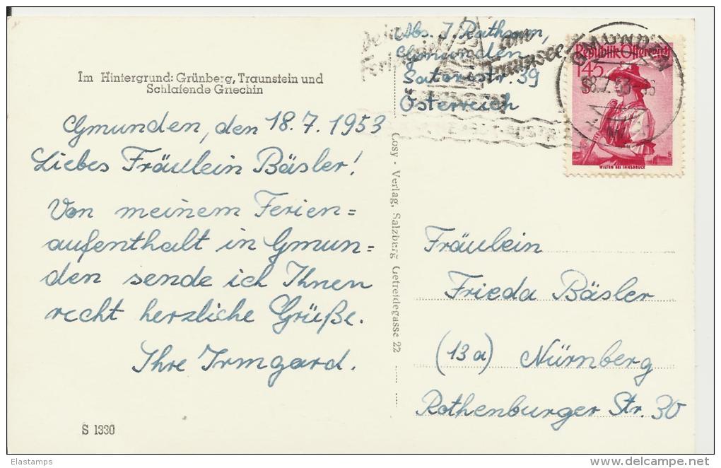 =AT AK 1953 SST Ort Schloss - Gmunden