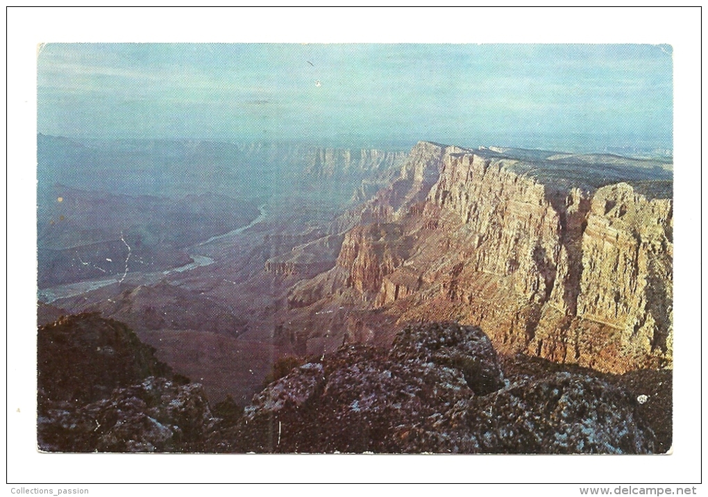 Cp, Etats-Unis, Grand Canyon, Voyagée 1964 - Gran Cañon