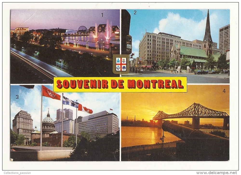 Cp, Canada, Montréal, Multi-Vues, écrite 1985 - Montreal