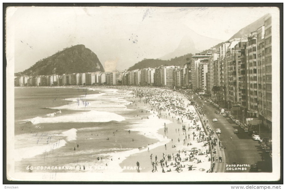 RIO COPACABANA OLD POSTCARD - Copacabana