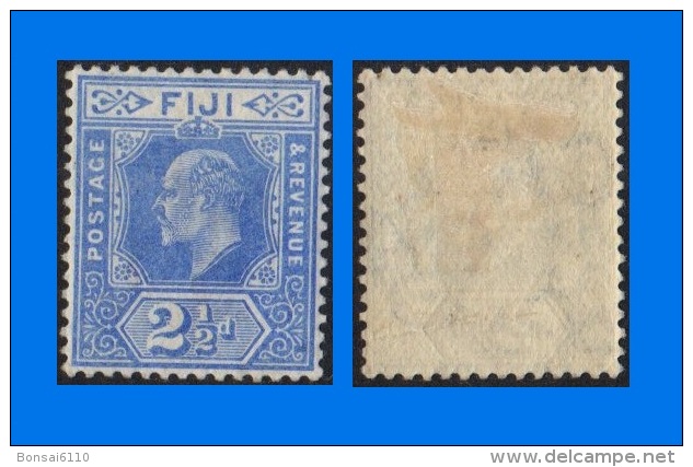 Fiji 1903, KEVII 2 1/2 D Blue SG120, MH - Fiji (...-1970)
