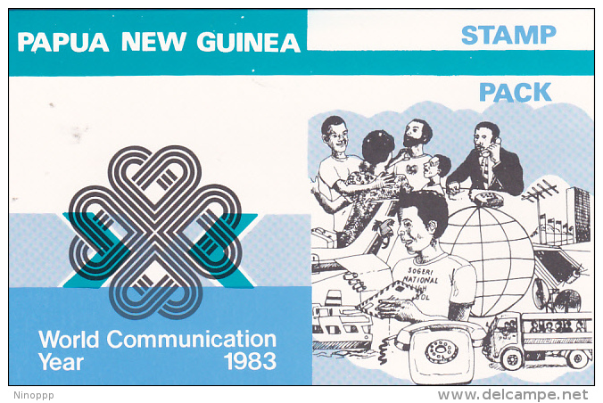 Papua New Guinea 1983 World Communication Year Pack PPNG 63 - Papua New Guinea