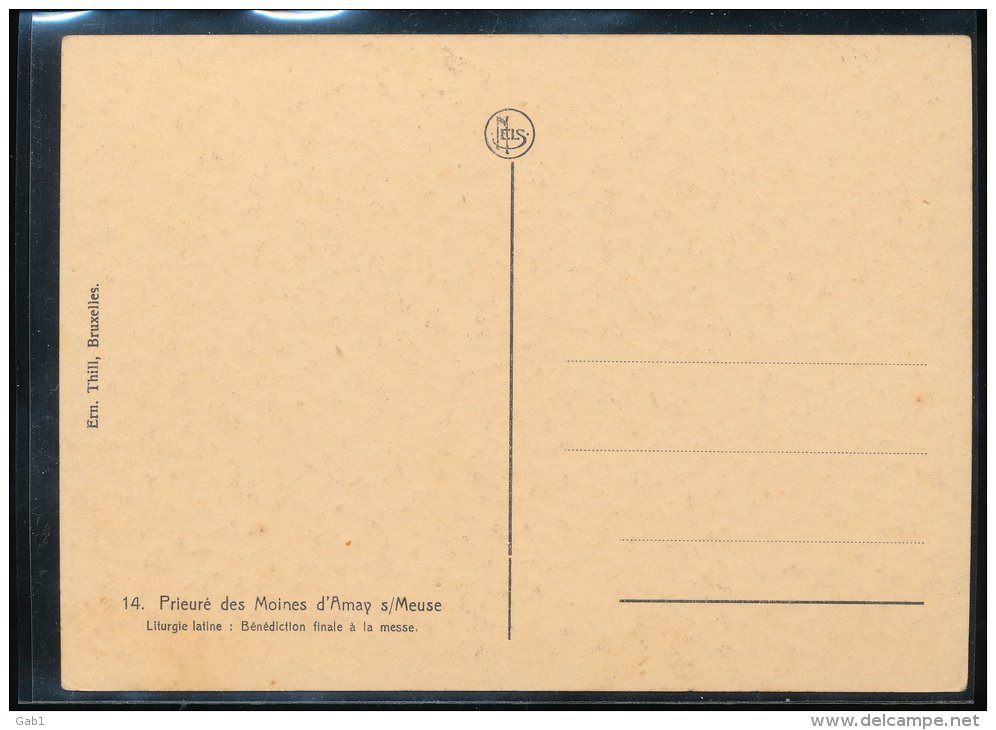 Belgique ---  Prieure Des Moines D'Amay S/ Meuse ---  Liturgie Latine --  Benediction Finale  A La Messe - Amay