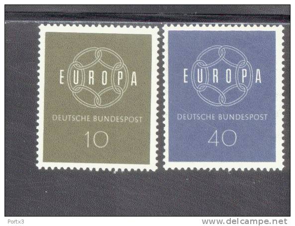 CEPT Kette Bund 320 - 321 ** Postfrisch - 1959