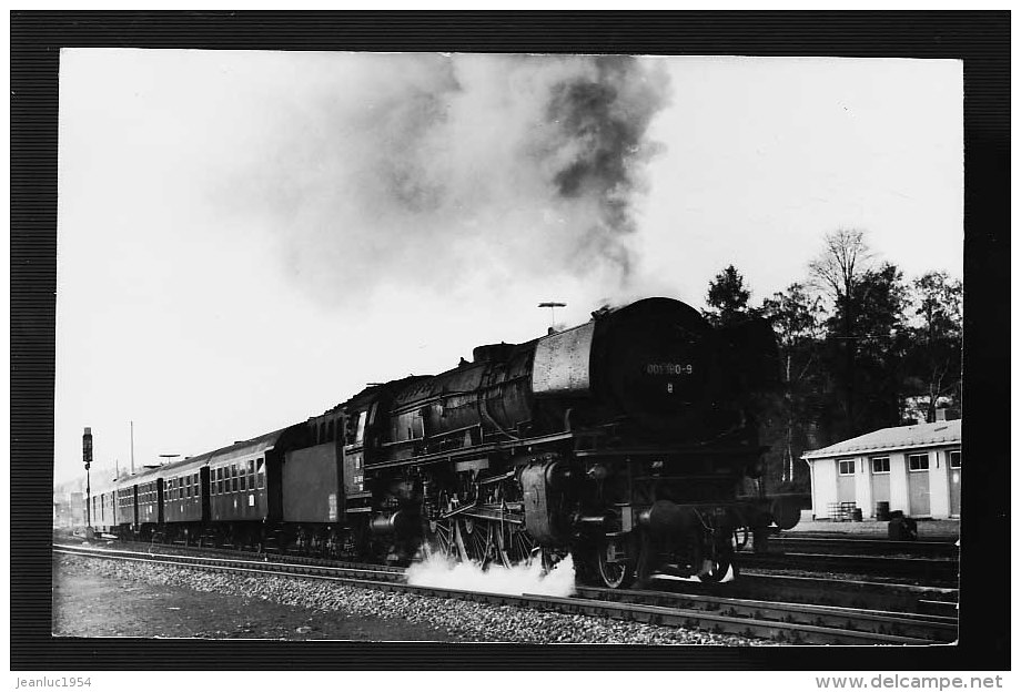 LOCOMOTIVE ALLEMANDE  PHOTO ORIGINALE DAHLSTROM 1972 - Trains