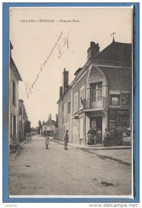 89 - CHATEL- CENSOIR -- Grande Rue - Autres & Non Classés