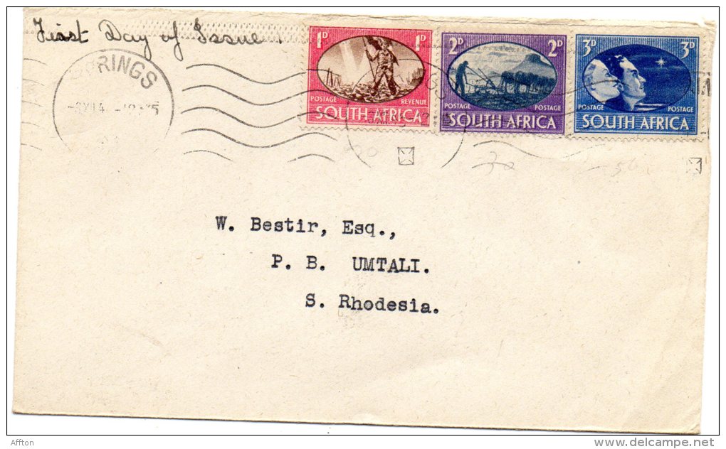 South Africa Old FDC - FDC