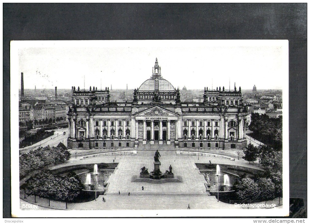 F904 Berlin ( Germany )  Reichstagsgebäude - Used 1937 - Nice Timbre: Luftpost By Plane - Tiergarten