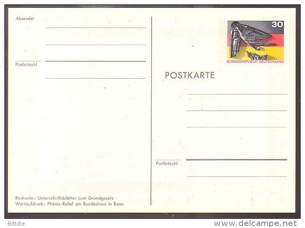 BRD, PSo 4 , *   (2628) - Cartes Postales - Neuves