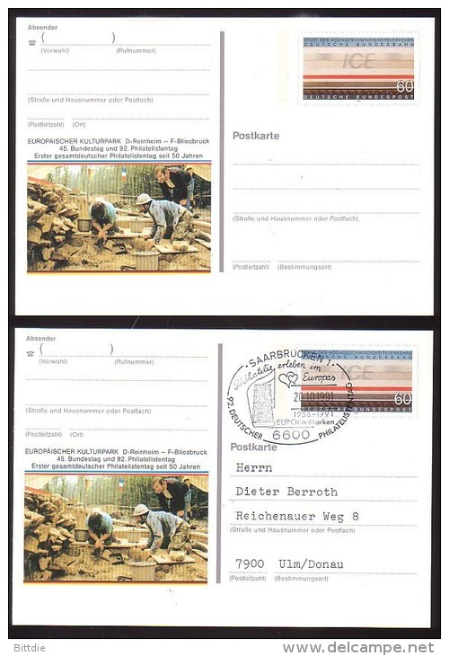 BRD, PSo 24 , * Und O   (2633) - Postcards - Mint